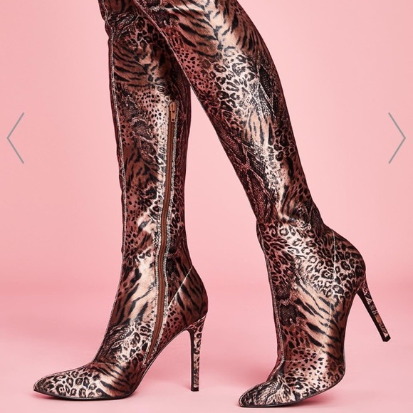 poshmark thigh high boots